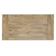 Pemberly Row Aeris 72 in Solid Mango Wood Farmhouse Dining Table in Grey Wash