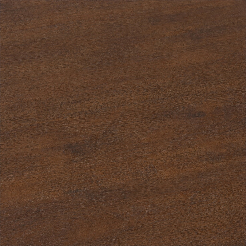 Pemberly Row Warm Shaker 48 in Wide Wood Coffee Table in Distressed Charcoal