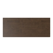 Pemberly Row Harper Solid Rubberwood Sideboard in Walnut Brown with 3 Drawers