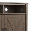 Pemberly Row 39 in Smoky Brown Solid Wood Storage Cabinet with Doors