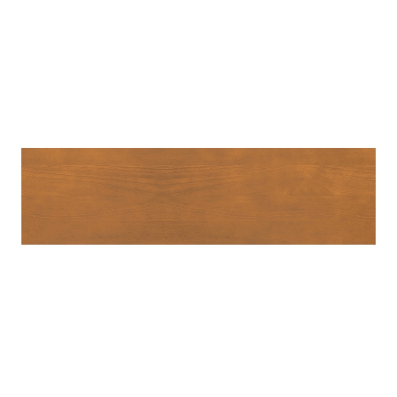 Pemberly Row Solid Wood 4 Door Storage Cabinet in Light Golden Brown