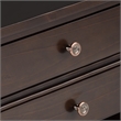 Pemberly Row Solid Wood Bedside Table in Tobacco Brown (Set of 2)