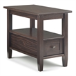 Pemberly Row Wood 3-Piece Coffee Table and End Table Set in Tobacco Brown