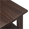 Pemberly Row Wood 3-Piece Coffee Table and End Table Set in Tobacco Brown