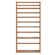 Pemberly Row Ladder Bookshelf Set of 2 Wood Light Golden Brown 30