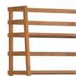 Pemberly Row Ladder Bookshelf Set of 2 Wood Light Golden Brown 30