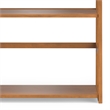 Pemberly Row Ladder Bookshelf Set of 2 Wood Light Golden Brown 30