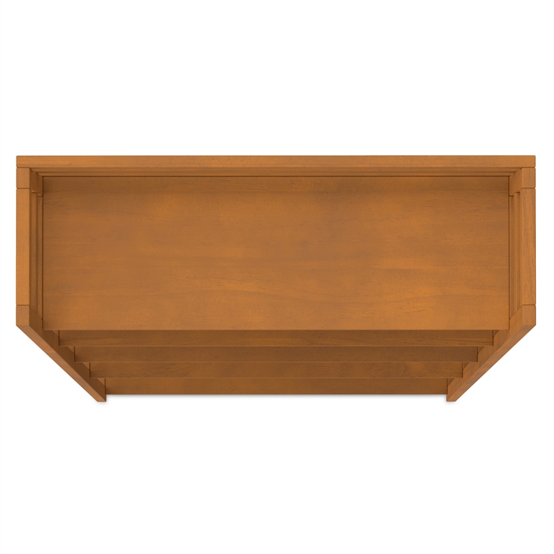 Pemberly Row Ladder Bookshelf Set of 2 Wood Light Golden Brown 30