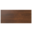 Pemberly Row Metal Tall Storage Cabinet Set of 2 with Doors in Walnut Veneer
