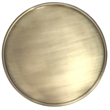 Pemberly Row Boho Coffee Table 32 in Round Drum in Hammered Antique Gold
