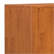 Pemberly Row Mid-Century Hardwood Sideboard Buffet in Teak Brown Finish 60