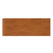 Pemberly Row Mid-Century Hardwood Bookcase with Drawers in Teak Brown 42