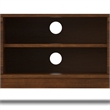 Pemberly Row 72 in Mid Century Modern TV Media Stand in Walnut Veneer
