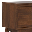 Pemberly Row 72 in Mid Century Modern TV Media Stand in Walnut Veneer