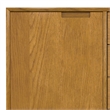 Pemberly Row Industrial Sideboard in Solid Wood Oak Veneer and Metal