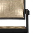 Pemberly Row Dining Arm Chair Pair in Solid Beechwood and Black Frame