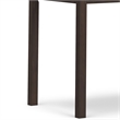 Pemberly Row Solid Wood 72 in Wide Desk in Warm Walnut Brown with Storage