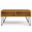 Pemberly Row 36 in Wide Industrial Lift-Top Coffee Table with Black Legs