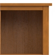 Pemberly Row Solid Wood 48 x 44 in 9 Cube Storage Unit in Light Golden Brown