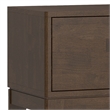 Pemberly Row Hardwood 72 in TV Media Stand in Walnut Brown