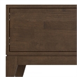 Pemberly Row Hardwood 72 in TV Media Stand in Walnut Brown