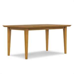 Pemberly Row Colby Oak 60 in x 36 in Rectangle Modern Dining Table in Oak