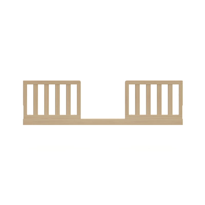 Pemberly Row Wood Toddler Safety Guardrail Kit in Driftwood
