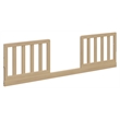 Pemberly Row Wood Toddler Safety Guardrail Kit in Driftwood