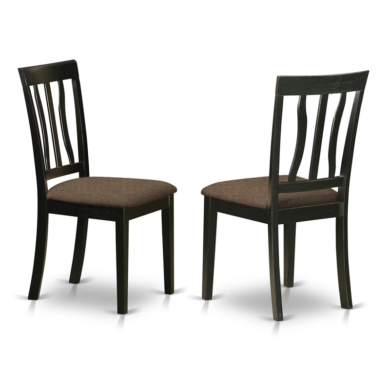 Pemberly Row 3-Piece Round Dining Set with Wood in Black and Cherry