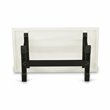Pemberly Row 40x72 Wood Dining Table in Black and White