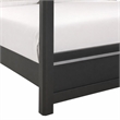 Pemberly Row Wood Queen Bed with LED Headboard in Brush Gray