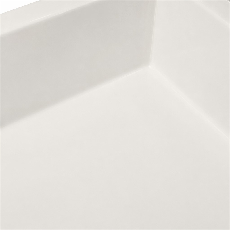 Pemberly Row Rectangle Soaking Bathtub in Biscuit 58