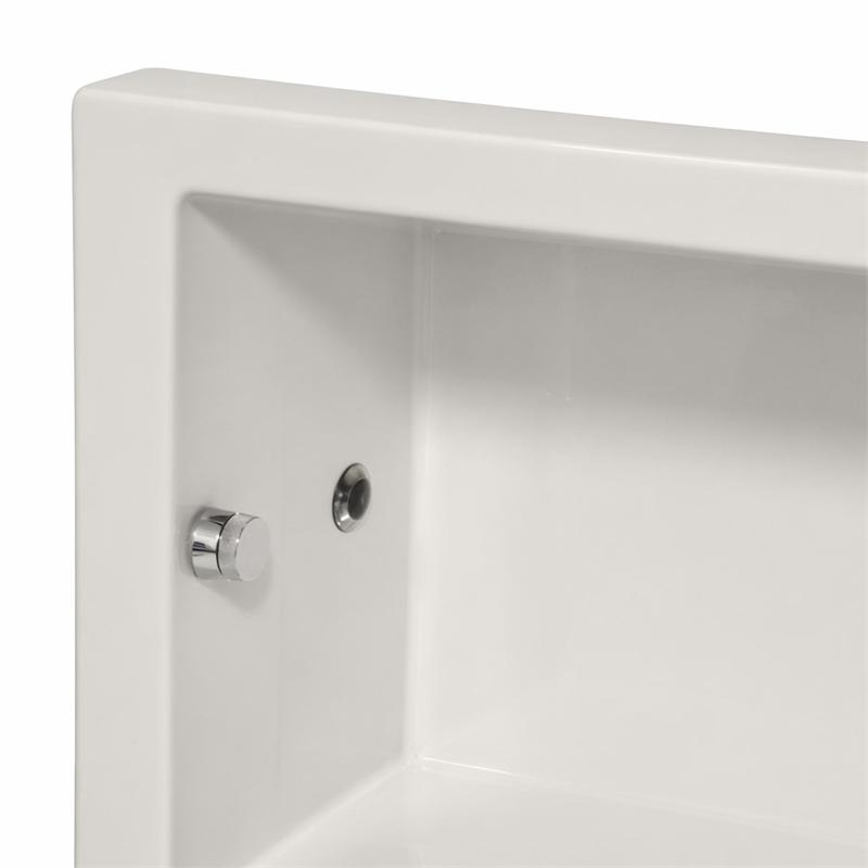 Pemberly Row Rectangle Soaking Bathtub in Biscuit 58