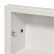Pemberly Row Rectangle Soaking Bathtub in Biscuit 58