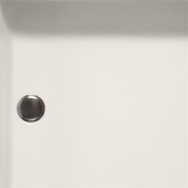 Pemberly Row Rectangle Whirlpool Bathtub in Biscuit 72