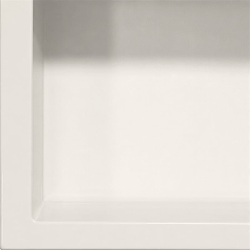 Pemberly Row Venice Rectangle Whirlpool Bathtub 60x32x22 in Biscuit
