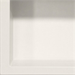 Pemberly Row Venice Rectangle Whirlpool Bathtub 60x32x22 in Biscuit