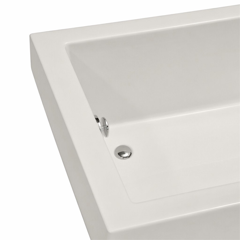 Pemberly Row Rectangle Soaking Bathtub 66