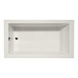 Pemberly Row Rectangle Soaking Bathtub 66