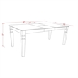 Pemberly Row 7-Piece Acacia Wood Dining Set with Faux Leather Seats