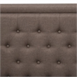 Pemberly Row 2-Piece Queen Bed Set with Nightstand in Brown/Black
