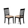 Pemberly Row 3-Piece Dining Set with Black and Cherry Wood Finish