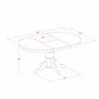 Pemberly Row 7-Piece Wood Dining Set in Black and Cherry Finish