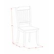 Pemberly Row 7-Piece Wood Dining Room Set in Black and Cherry