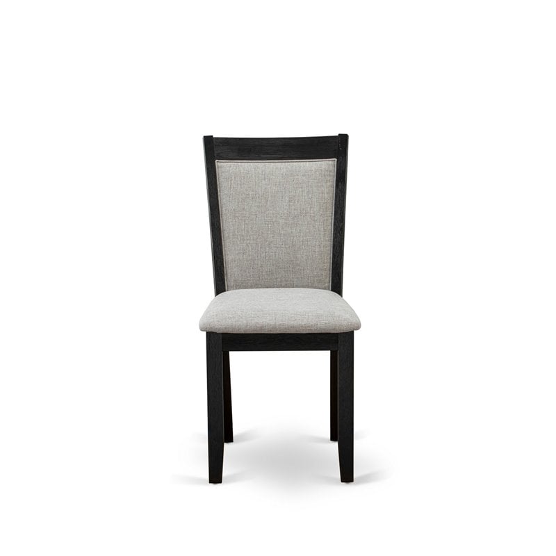Pemberly Row 3-Piece Wooden Dining Set in Black and Shitake Finish