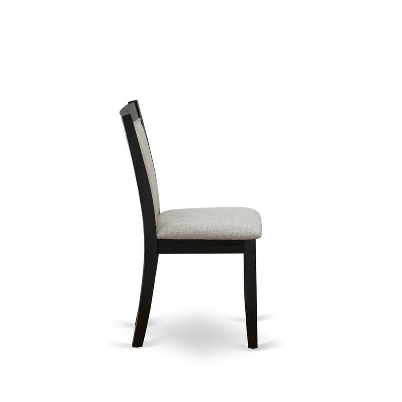 Pemberly Row 3-Piece Wooden Dining Set in Black and Shitake Finish