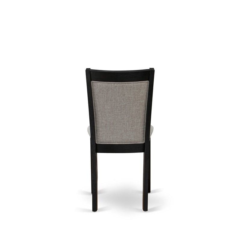Pemberly Row 3-Piece Wooden Dining Set in Black and Shitake Finish