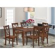 Pemberly Row 7-Piece Mahogany Dining Set w/ X-Back Chairs