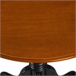 Pemberly Row 5-Piece Wood Dinette Set in Black/Cherry
