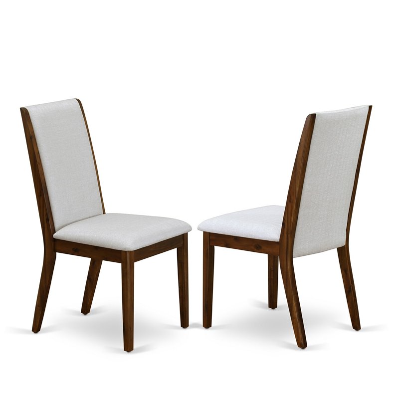 Pemberly Row 5-Piece Wooden Dining Set with Drop Leaves in Antique Walnut